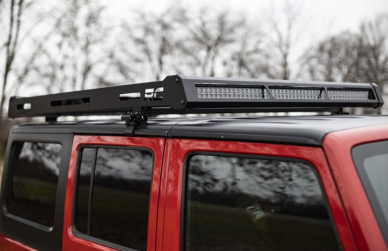 Rough Country 10615 Roof Rack with LED Lights for Jeep Wrangler JK 2007-2018