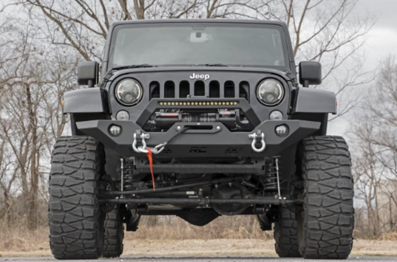 Rough Country 10596 Sport Front Bumper for Jeep Wrangler JK, JL & Gladiator JT 2007+