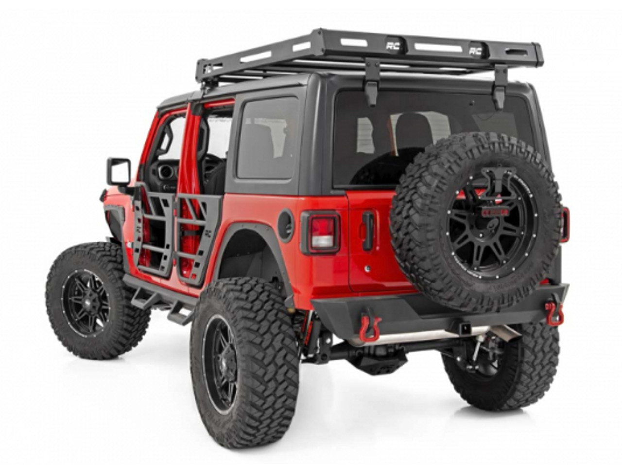 Rough Country 10622 Roof Rack with LED Lights for Jeep Wrangler JL 2018+
