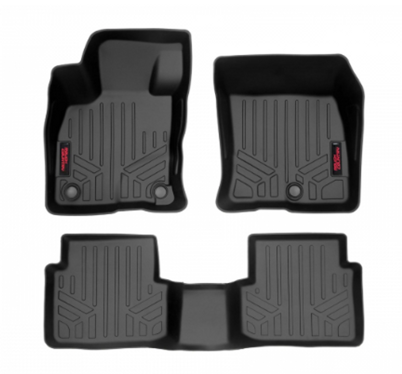 Rough Country M-51323 Front & Rear Floor Mats for Ford Bronco Sport 2021+