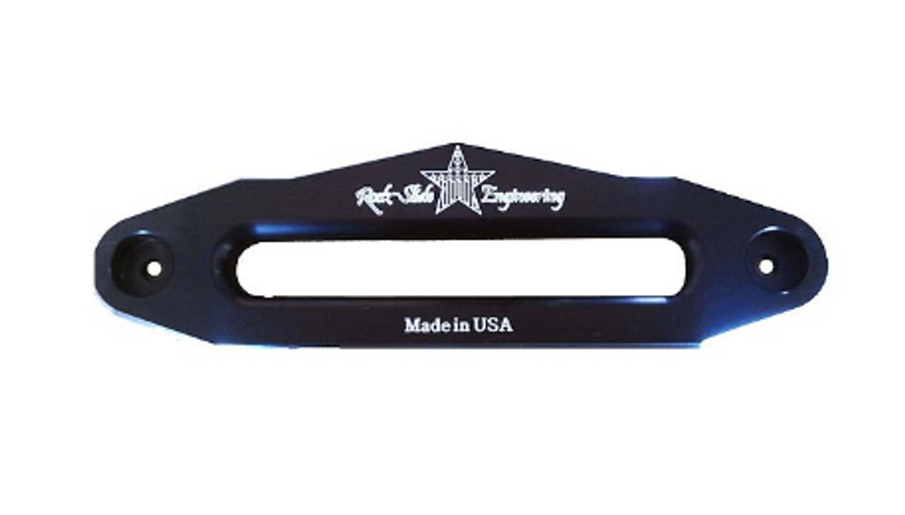 Rock Slide Engineering RSEFL Aluminum RSE Fairlead in Black