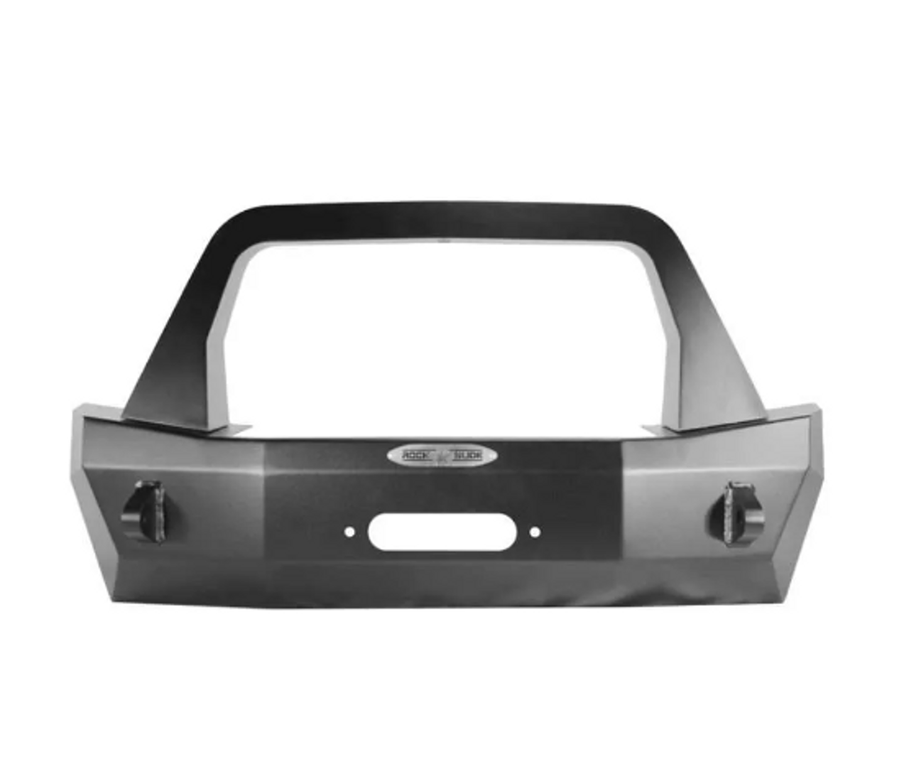 Rock Slide Engineering FB-S-100-JK Shorty Front Bumper with Bull Bar for Jeep Wrangler JK 2007-2018