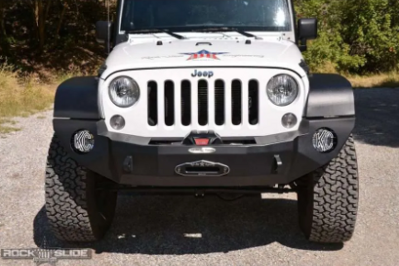 Rock Slide Engineering FB-F-101-JK Full Front Bumper for Jeep Wrangler JK 2007-2018