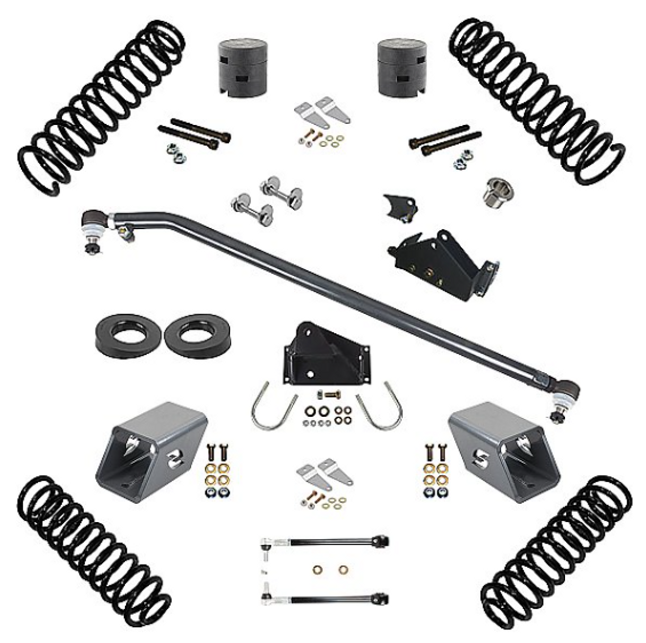 Synergy 8045-30 Stage 1.5 Suspension System 3" Lift for Jeep Wrangler JK 4 Door 2007-2018