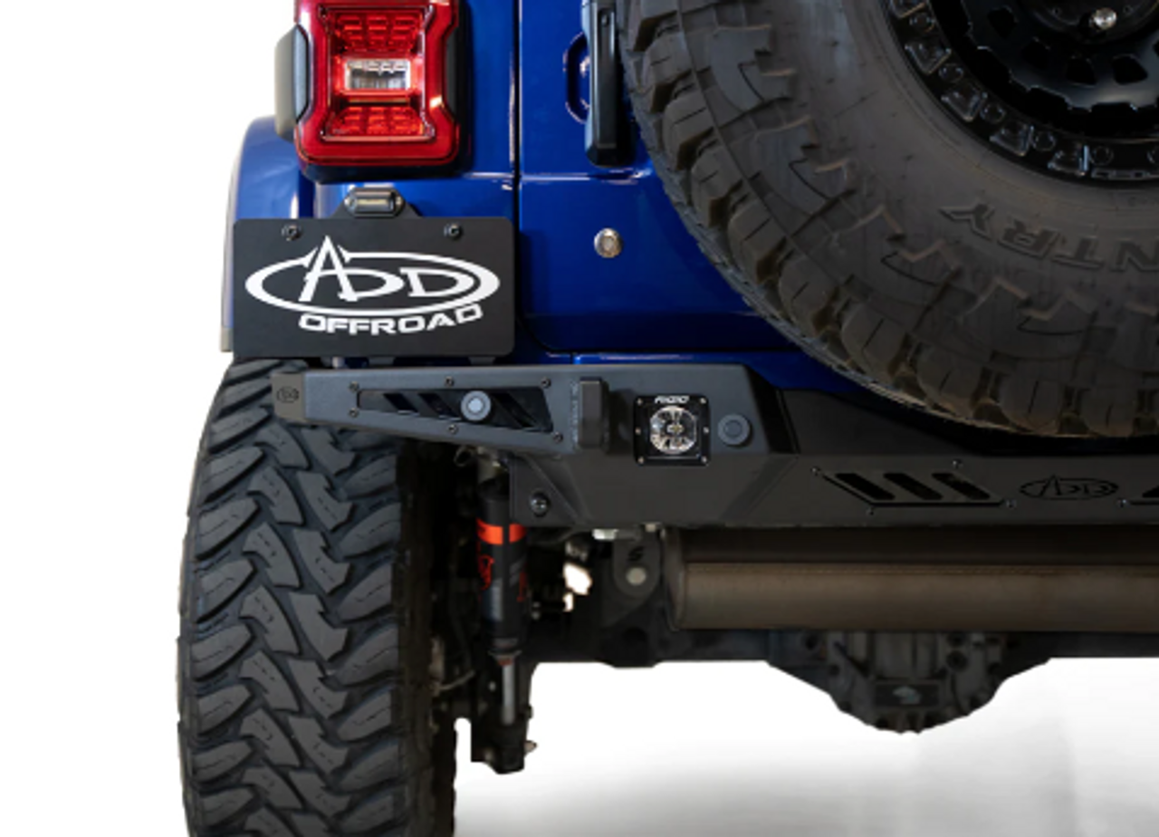 ADD Offroad R960181280103 Stealth Fighter Rear Bumper for Jeep Wrangler JL 2018+