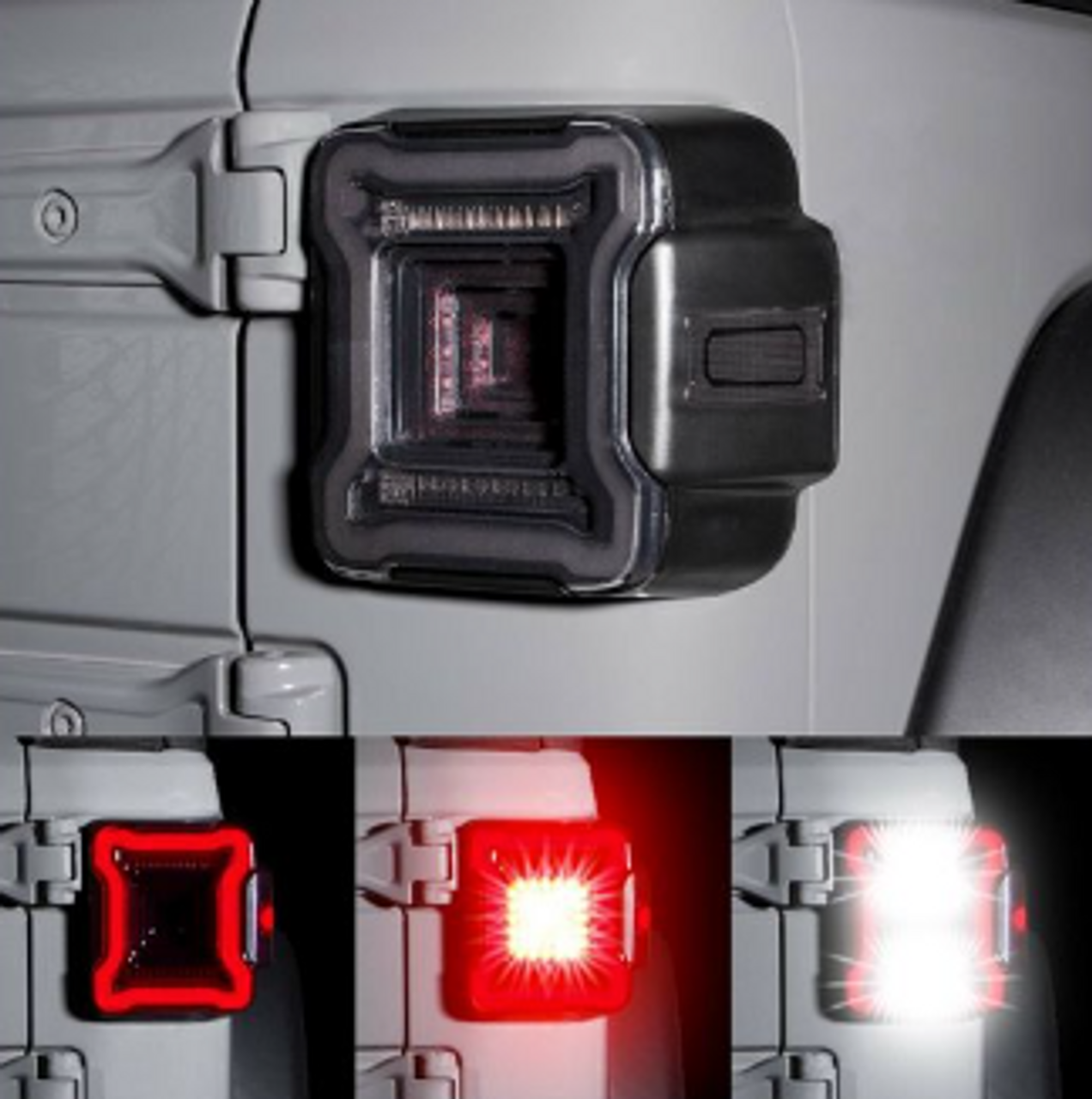 XK Glow XK041027 LED Tail Lights for Jeep Wrangler JL+