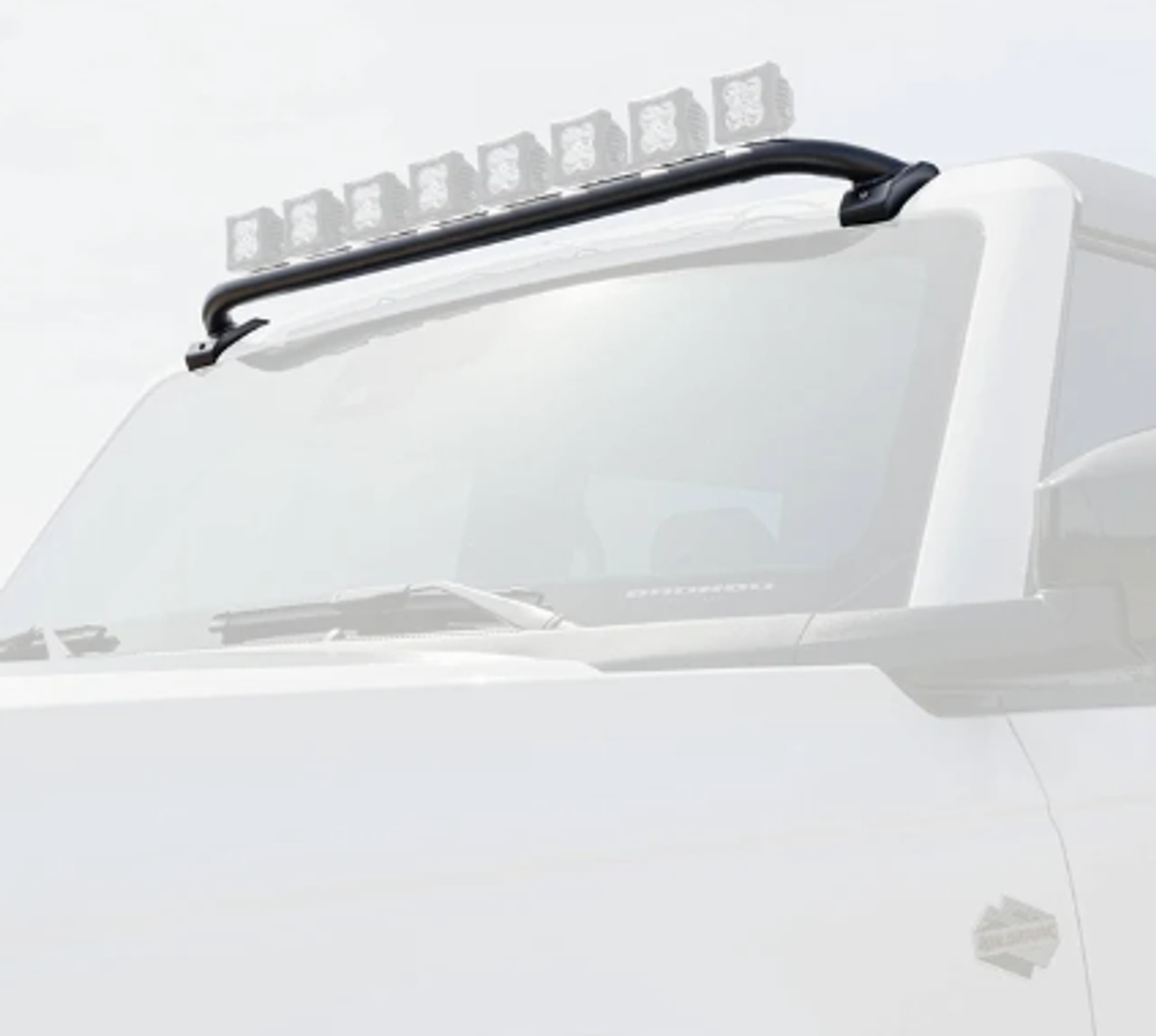 ZROADZ Z935401 Front Roof Tubular Mounting Bar Bracket for Ford Bronco 2021+
