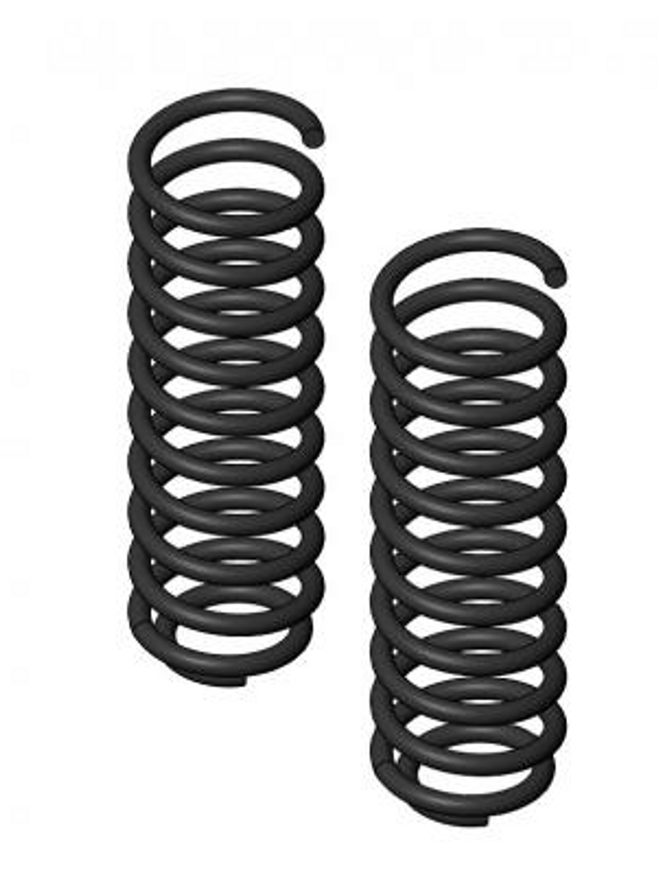 Clayton Off Road 1508351 3.5" Rear Coil Spring Pair for Jeep Wrangler JK 2007-2018