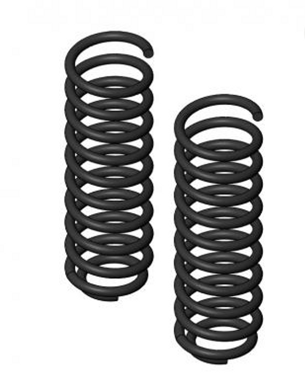 Clayton Off Road 1508251 2.5" Rear Coil Spring Pair for Jeep Wrangler JK 2007-2018