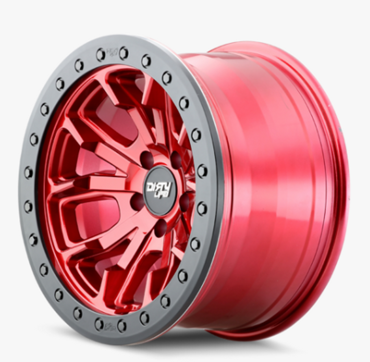 Dirty Life 9303-7973R38 9303 DT-1 Crimson Wheel 17x9 5x5 -38mm in Candy Red