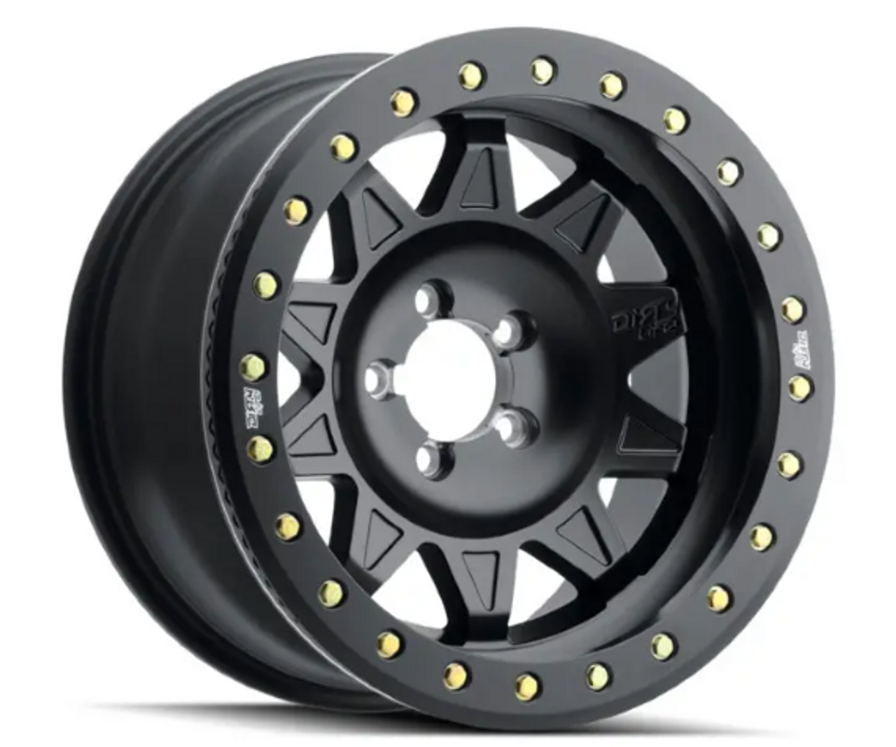 Dirty Life 9302-7973MB38 9302 Roadkill Beadlock 17x9 5x5 -38mm in Matte Black