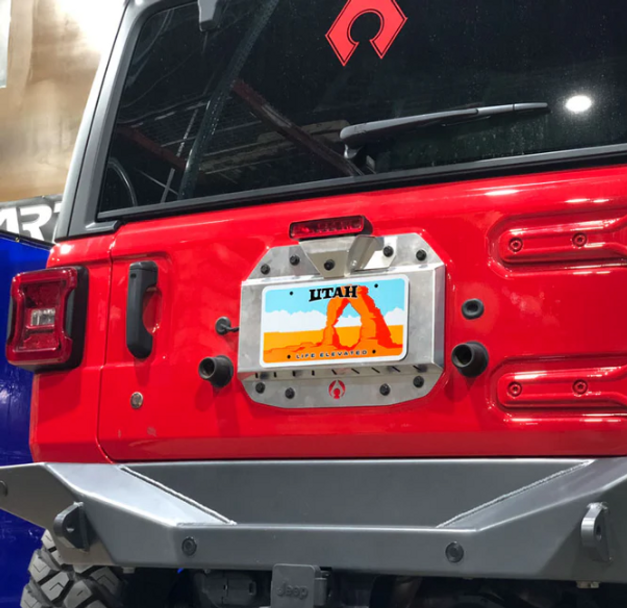 Artec Spare Tire Delete Kit Powder Coated Aluminum for Jeep Wrangler JL 2018+