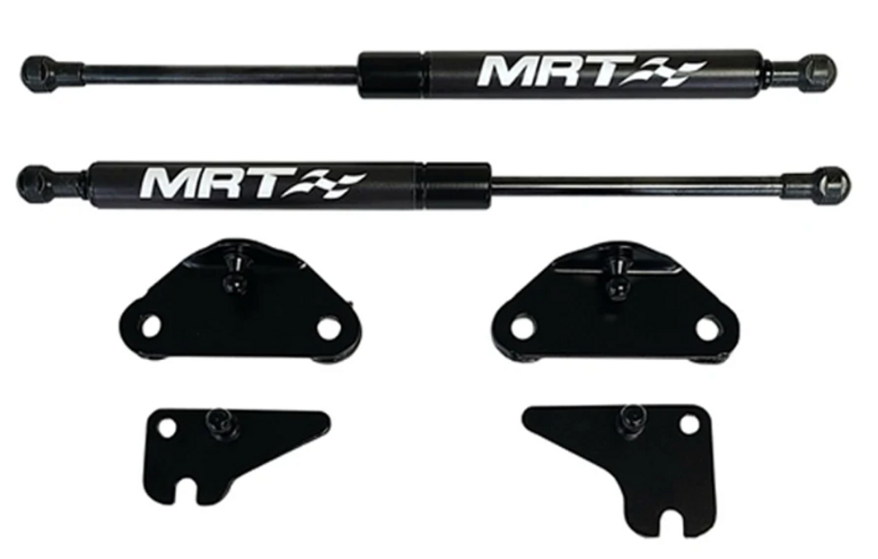 MRT Performance 80K110 No Drill Hood Strut Kit in Black for Ford Bronco 2021+
