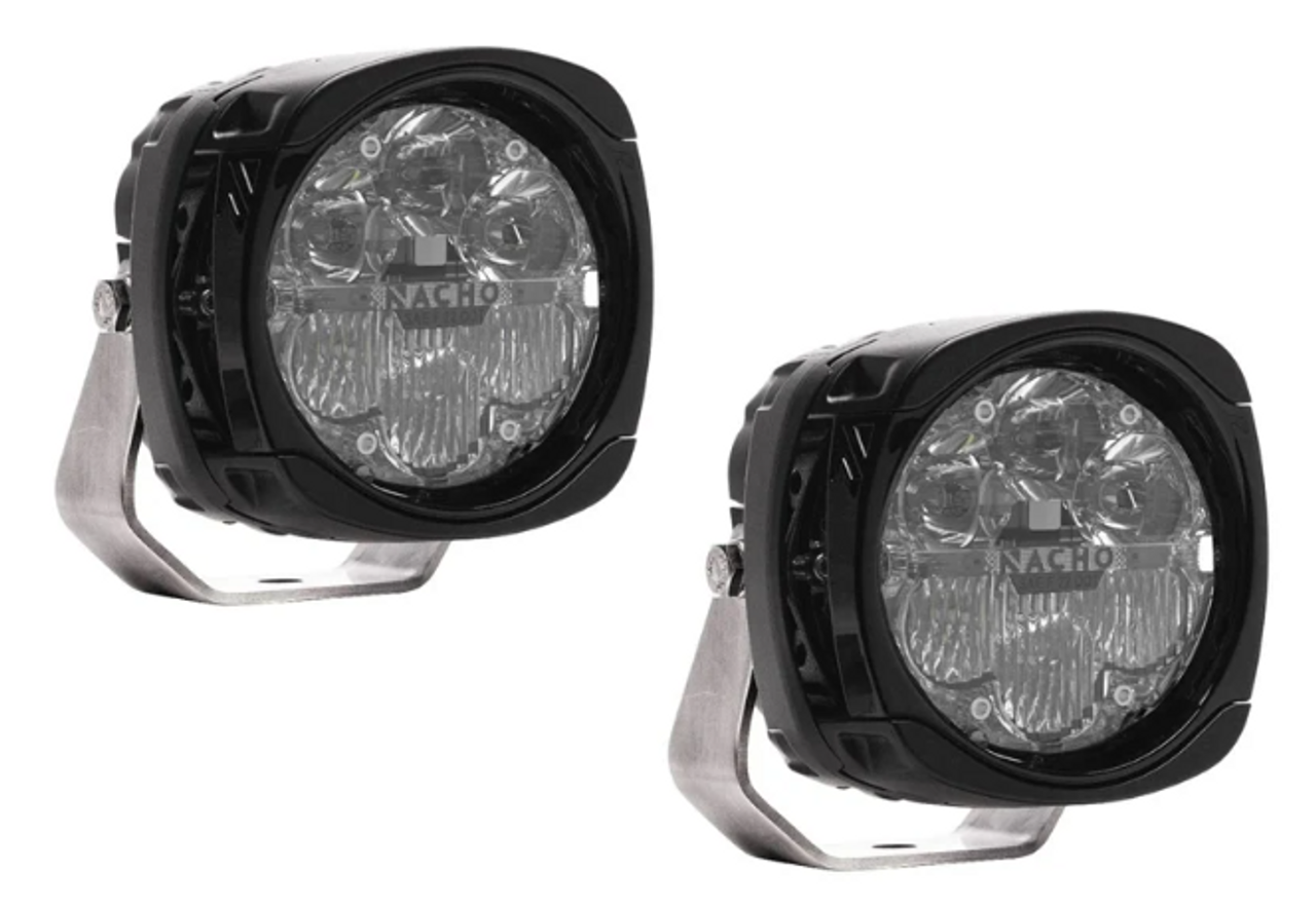 Nacho Offroad Technology PM471 Quatro SAE Combo LED Lights in Amber