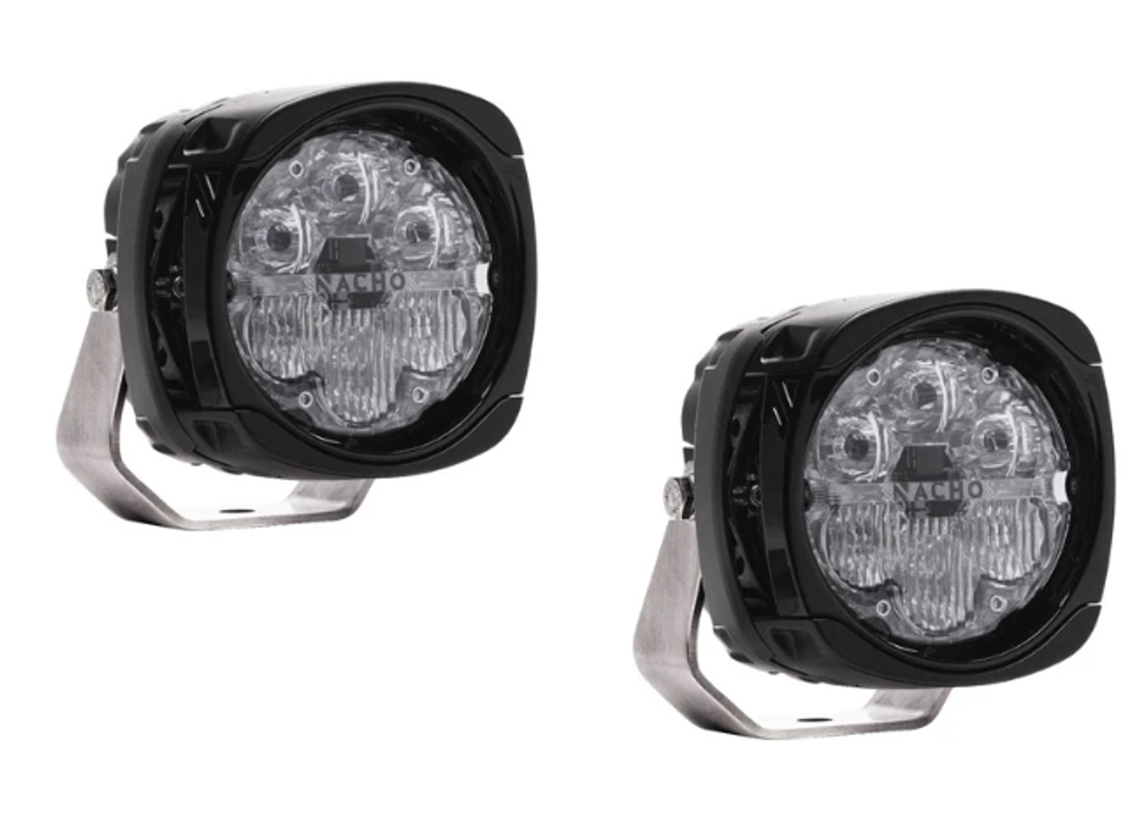 Nacho Offroad Technology PM411 Quatro Flood/Spot LED Light Pair