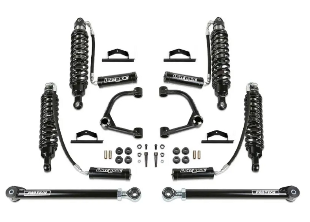 FabTech K2390DL 4" UCA Lift Kit with DLSS Coilovers for Ford Bronco 2 Door 2021+