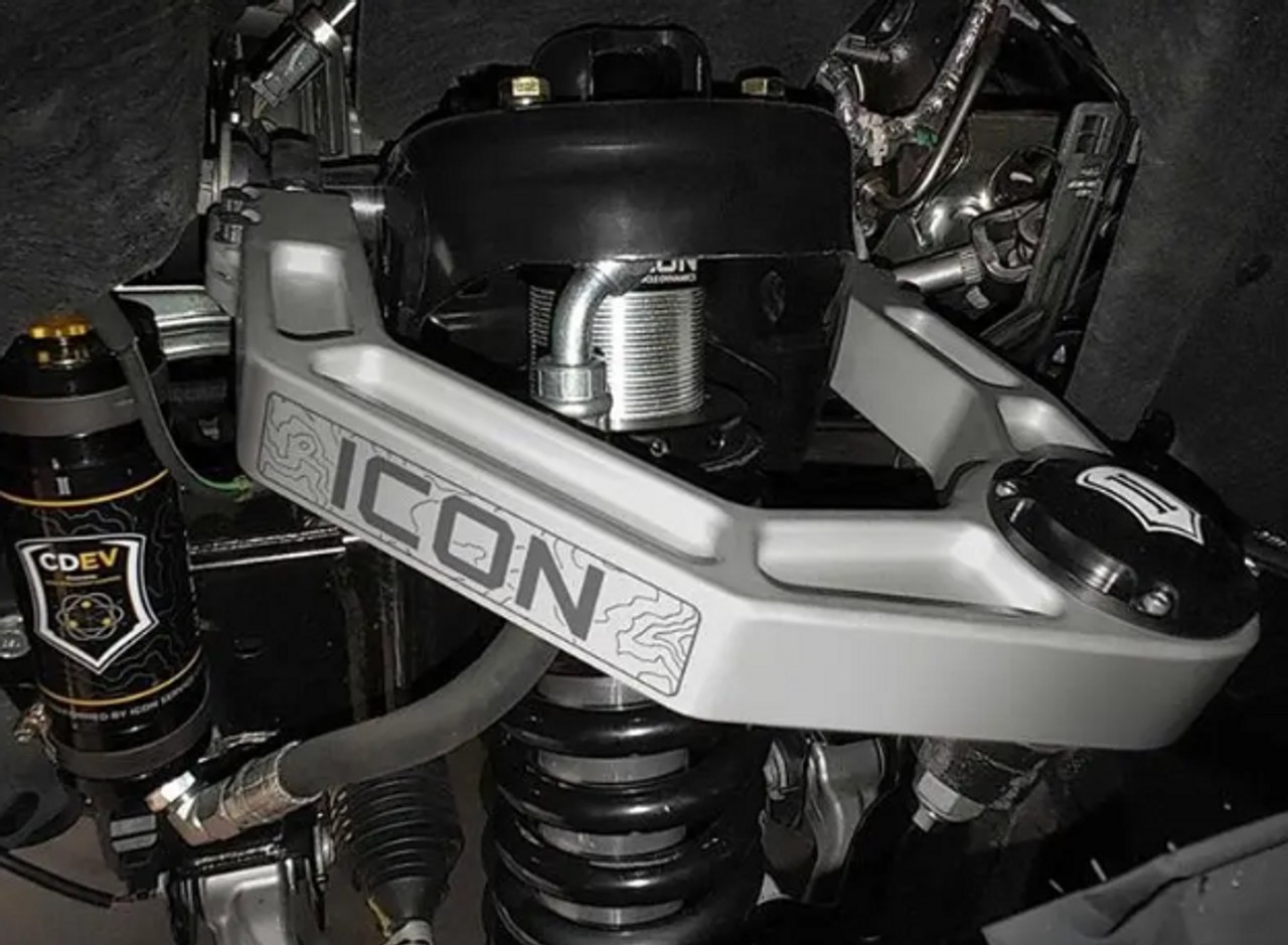 ICON Vehicle Dynamics 48500DJ Billet Upper Control Arm DJ Pro Kit for Ford Bronco 2021+