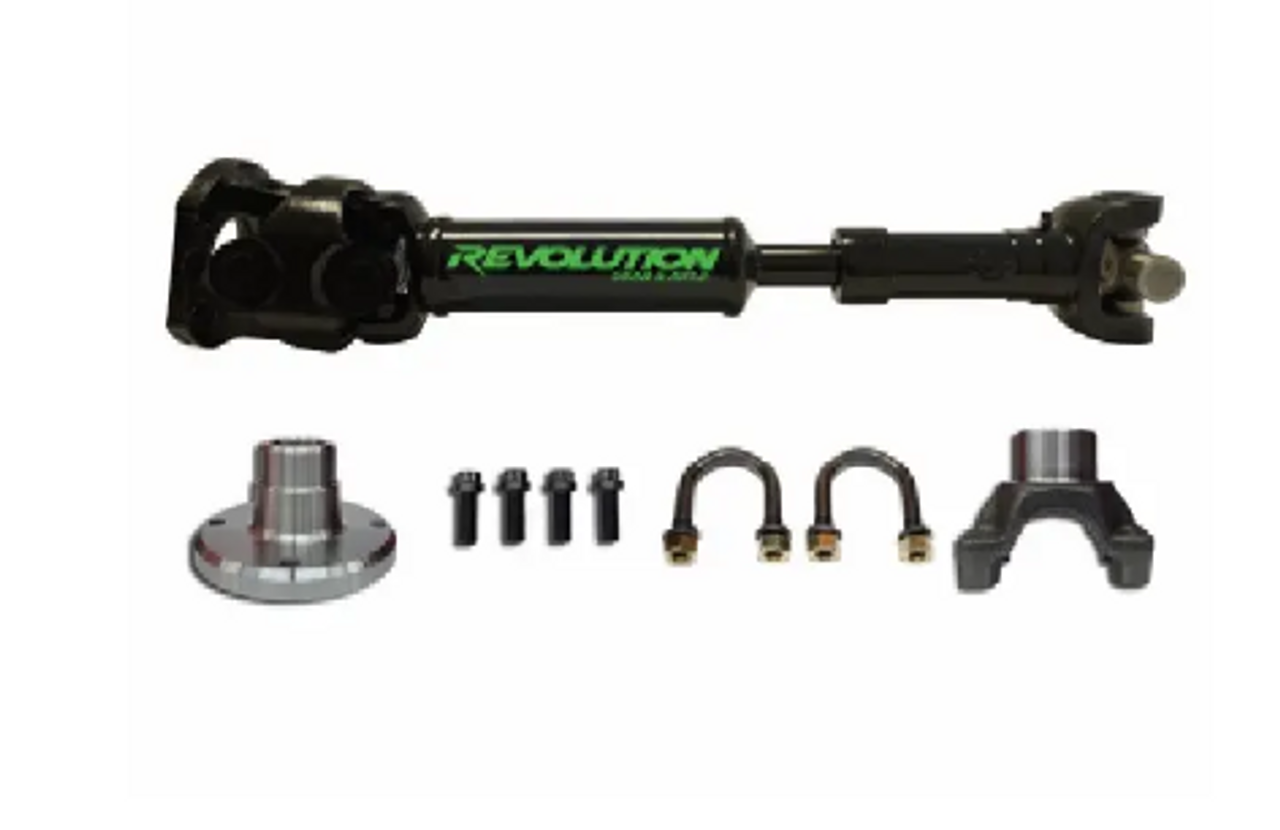 Revolution DS-JL-1350R-SP-M200-2D-PY Rear 1350 CV Driveshaft M200 Rear Diff with Pinion Yoke for Jeep Wrangler JL Sport 2 Door 2018+