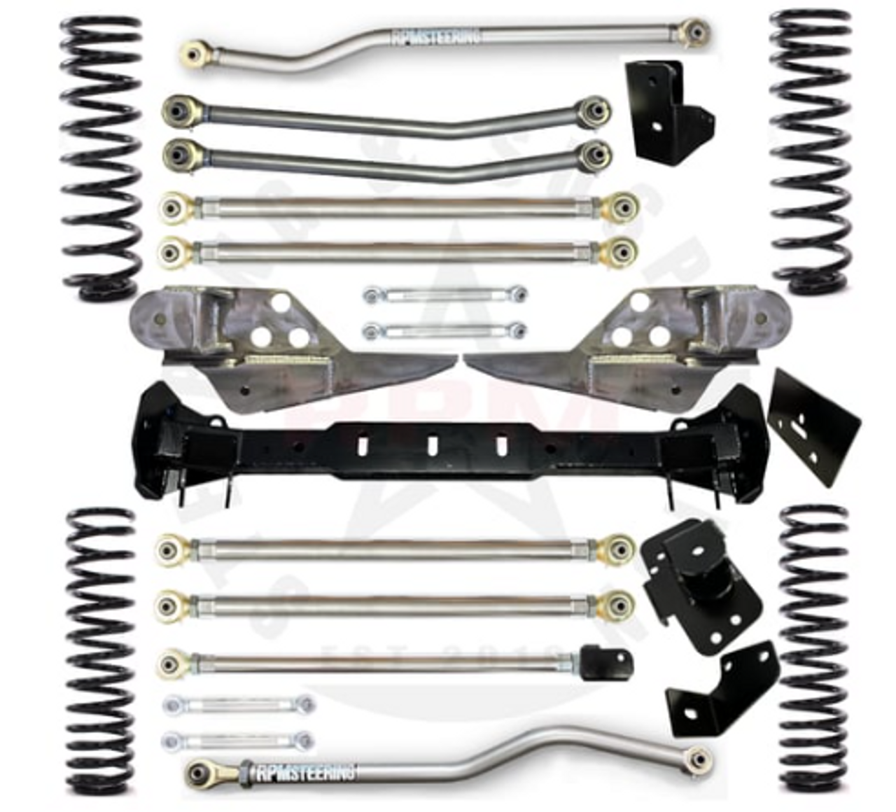 RPM Steering RPM-JLUL25 2.5" Ultimate Aluminum Long Arm Lift Kit for Jeep Wrangler JL 4 Door 2018+