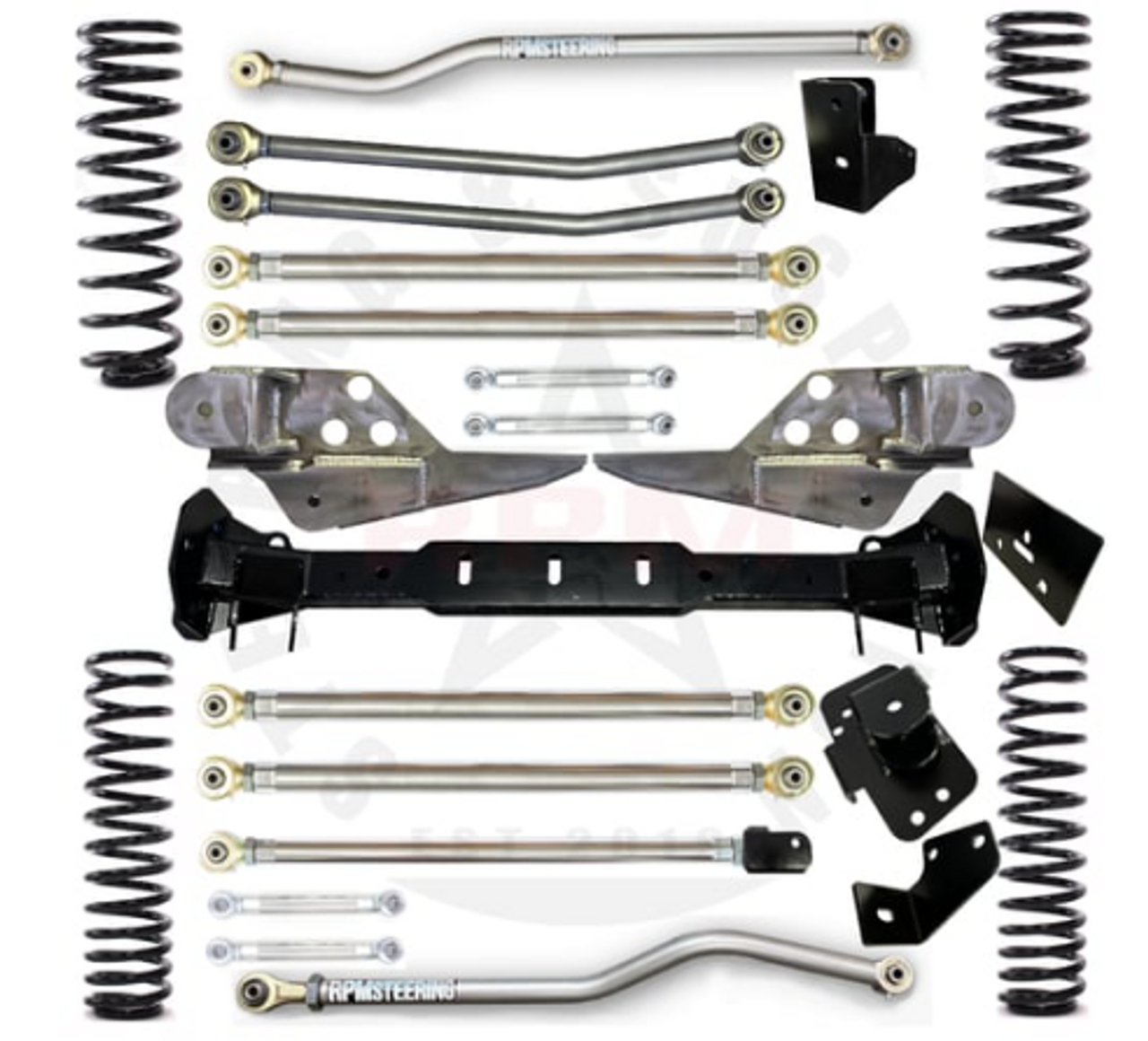 RPM Steering RPM-JLUL35 3.5" Ultimate Aluminum Long Arm Lift Kit for Jeep Wrangler JL 4 Door 2018+