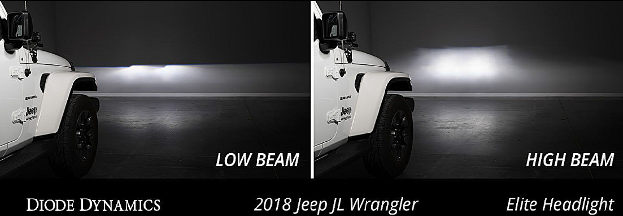 Diode Dynamics DD5166 Elite LED Headlights for Jeep Wrangler JL & Gladiator JT 2018+