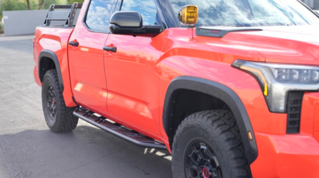 Westcott Designs Rock Sliders with No Kickout for Toyota Tundra 2022+