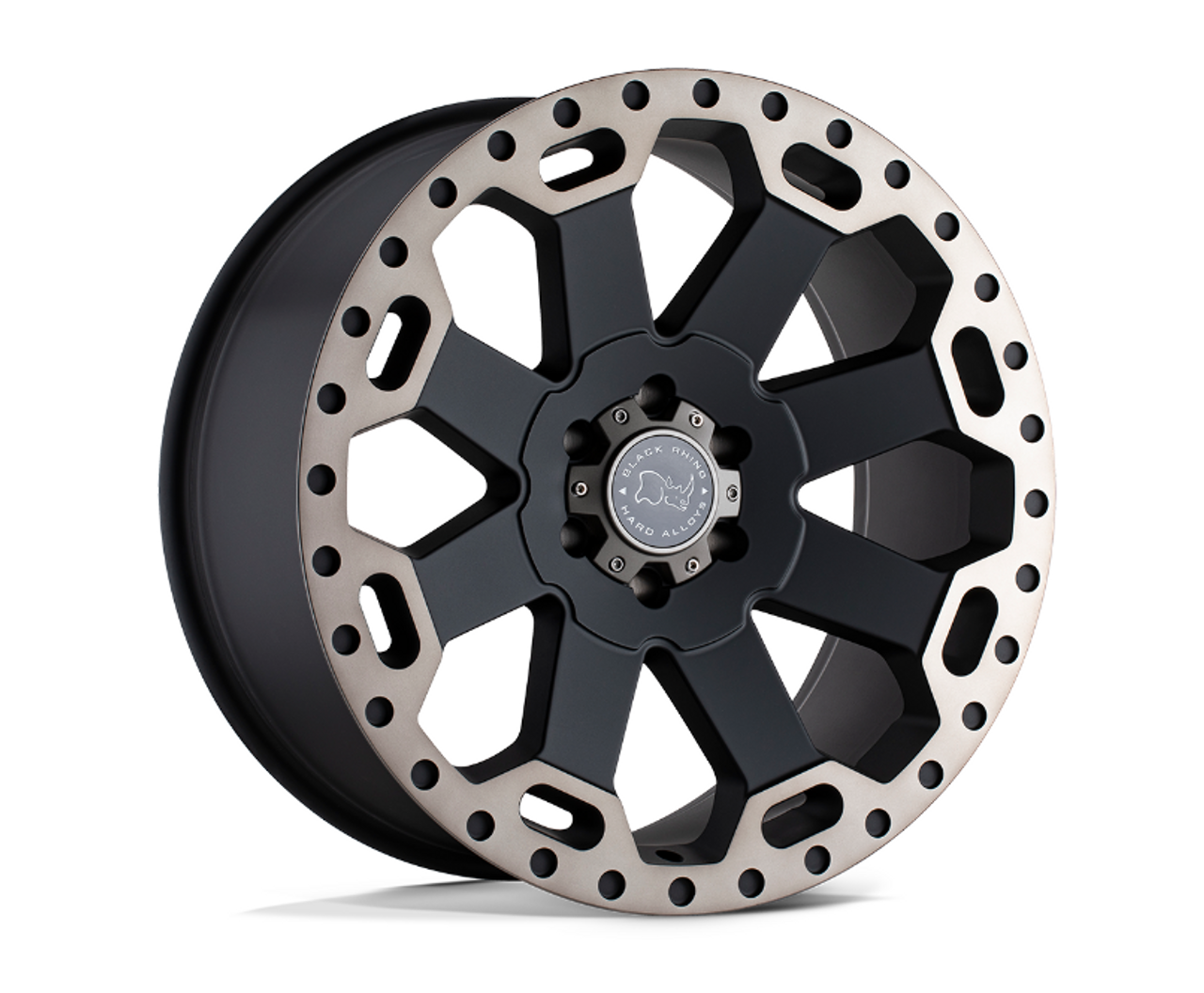 Black Rhino Wheels 1790WAR-25127M71 Warlord Wheel 17x9 in Matte Black with Machined Dark Tint
