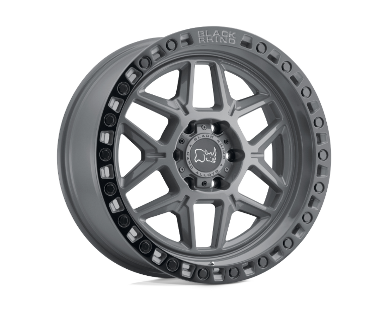 Black Rhino Wheels 1790KLS-26140G12 Kelso Wheel 17x9 in Battleship Gray with Black Ring