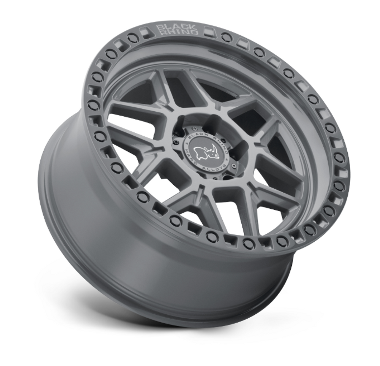 Black Rhino Wheels 1790KLS-26140G12 Kelso Wheel 17x9 in Battleship Gray with Black Ring