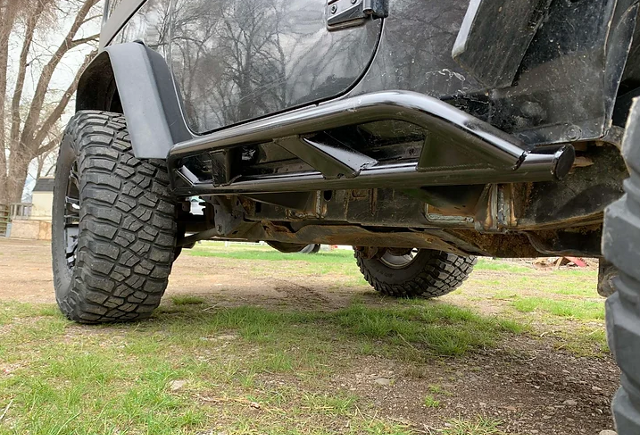 Outta Hand Fab JK-2DR-ELITE-SLDRS Elite Rock Sliders for Jeep Wrangler JK 2 Door 2007-2018