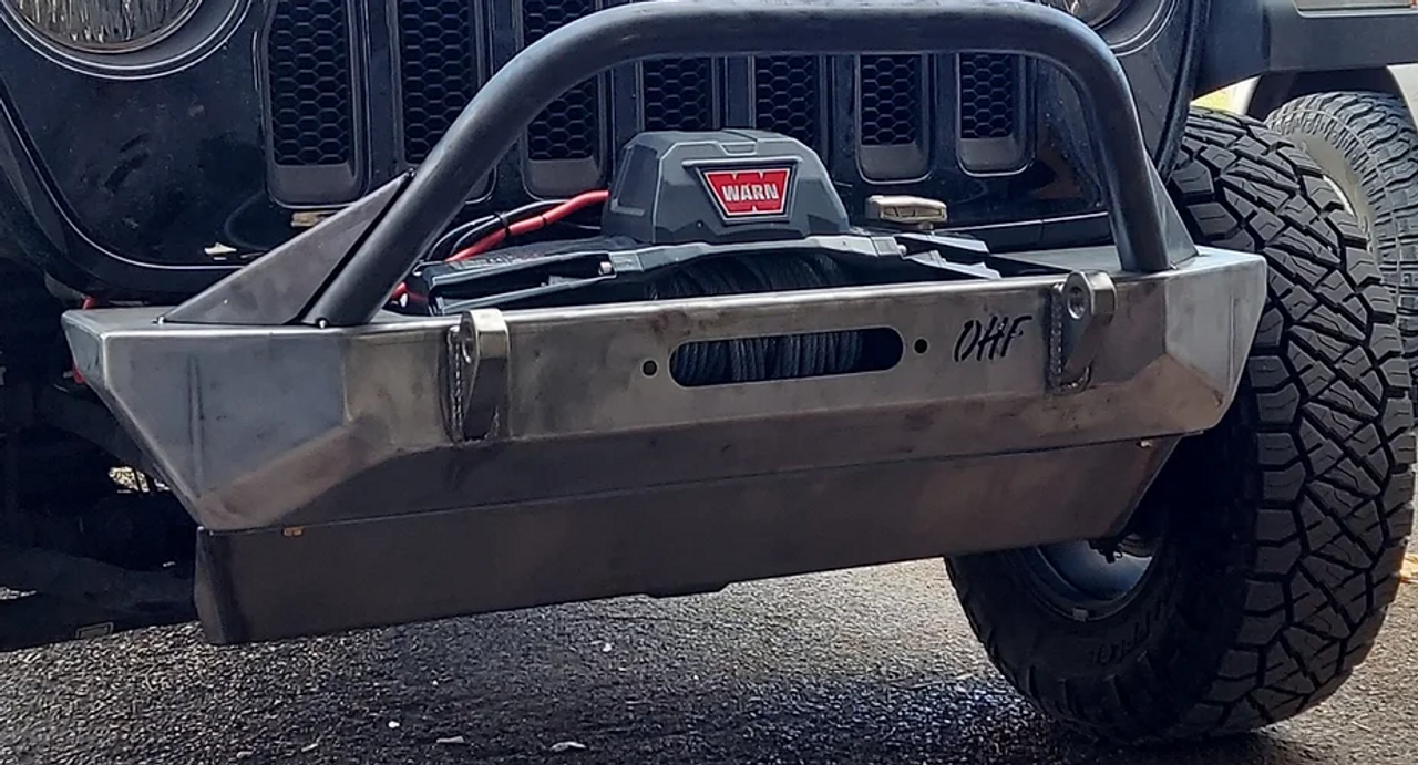 Outta Hand Fab JL-INT-FRNT-SKID Intensity Front Bumper Skid Plate for Jeep Wrangler JL & Gladiator JT 2018+