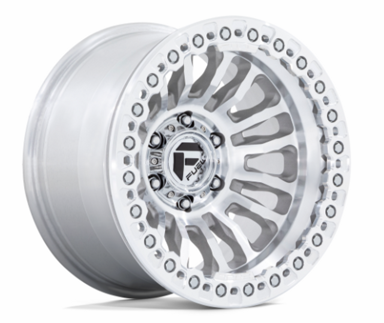 Fuel FC125DX17905038N Rincon Beadlock Wheel 17x9 in Machined