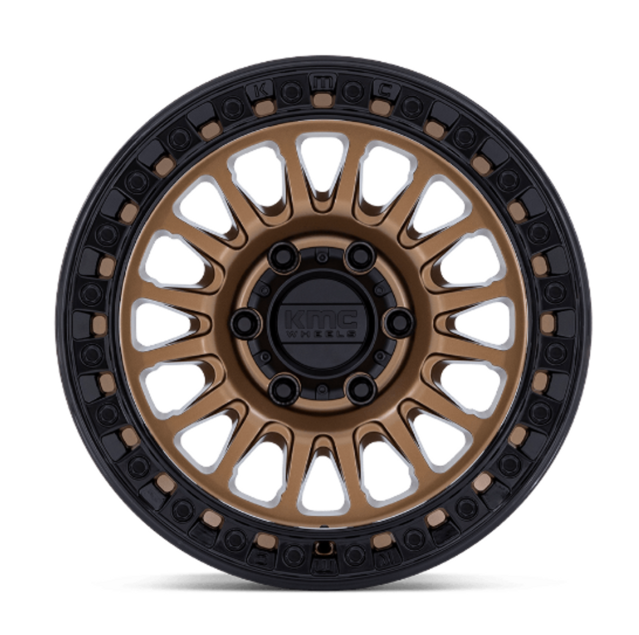 KMC Wheels KM552ZB17855010N KM552 IMS Wheel 17x9 in Matte Bronze with Gloss Black Lip