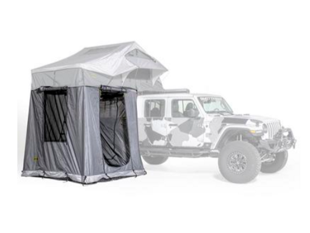 Smittybilt 2688 Overland Gen 2 XL Tent Annex in Gray for Overlander XL Gen 2 Roof Top Tent