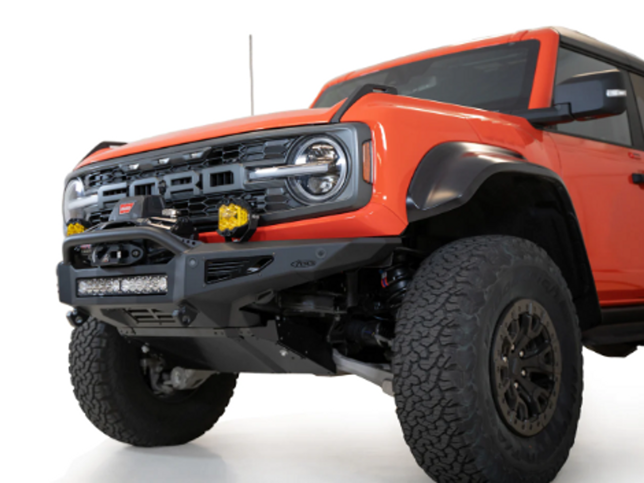 ADD Offroad F260181060103 Rock Fighter Front Winch Bumper for Ford Bronco Raptor 2022+