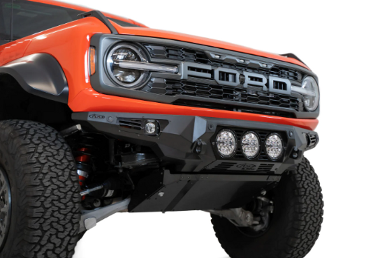 ADD Offroad F260014130103 Bomber Front Bumper | Rigid for Ford Bronco Raptor 2022+