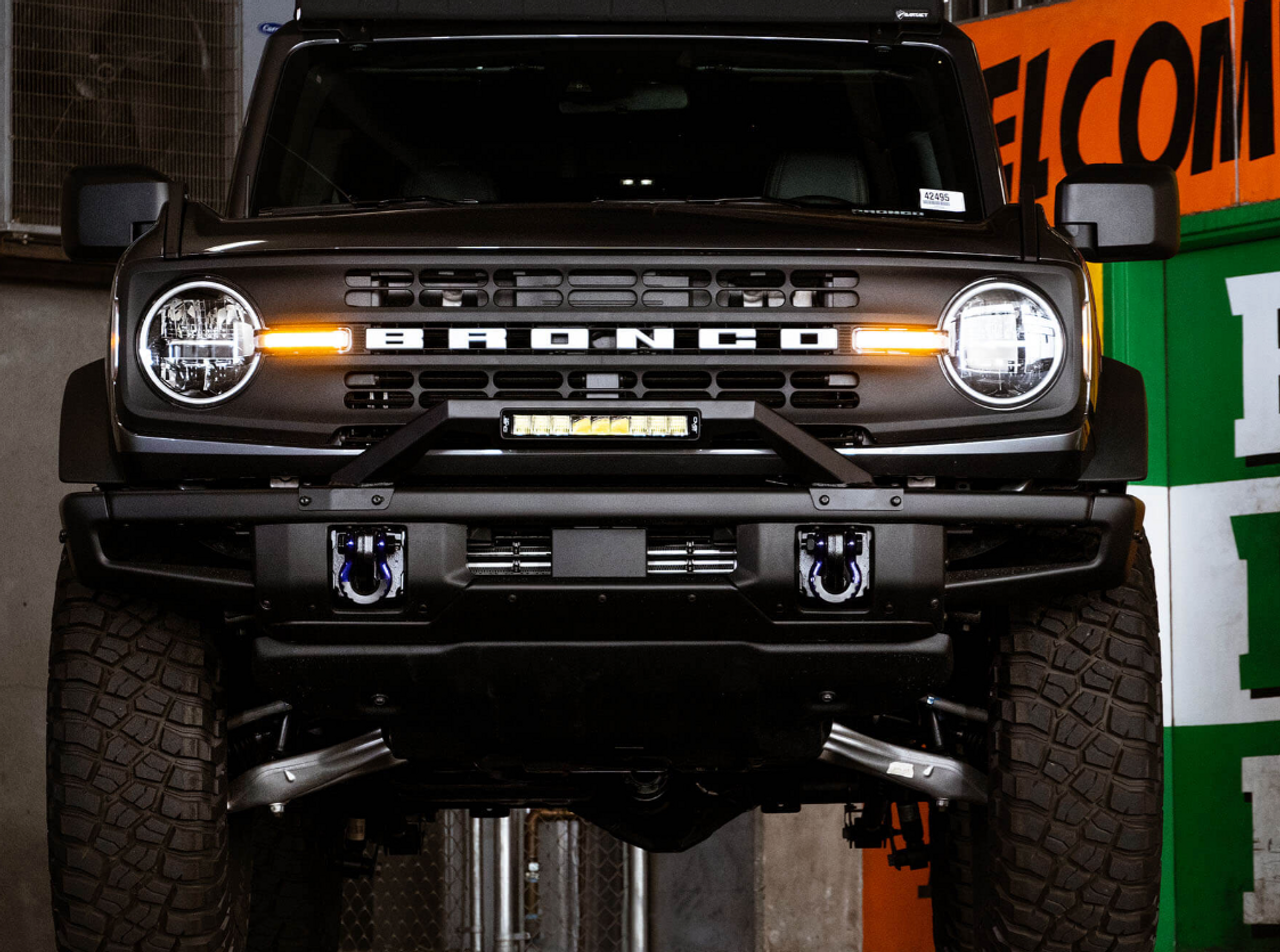 DV8 Offroad LBBR-04 Factory Modular Front Bumper Bull Bar for Ford Bronco 2021+