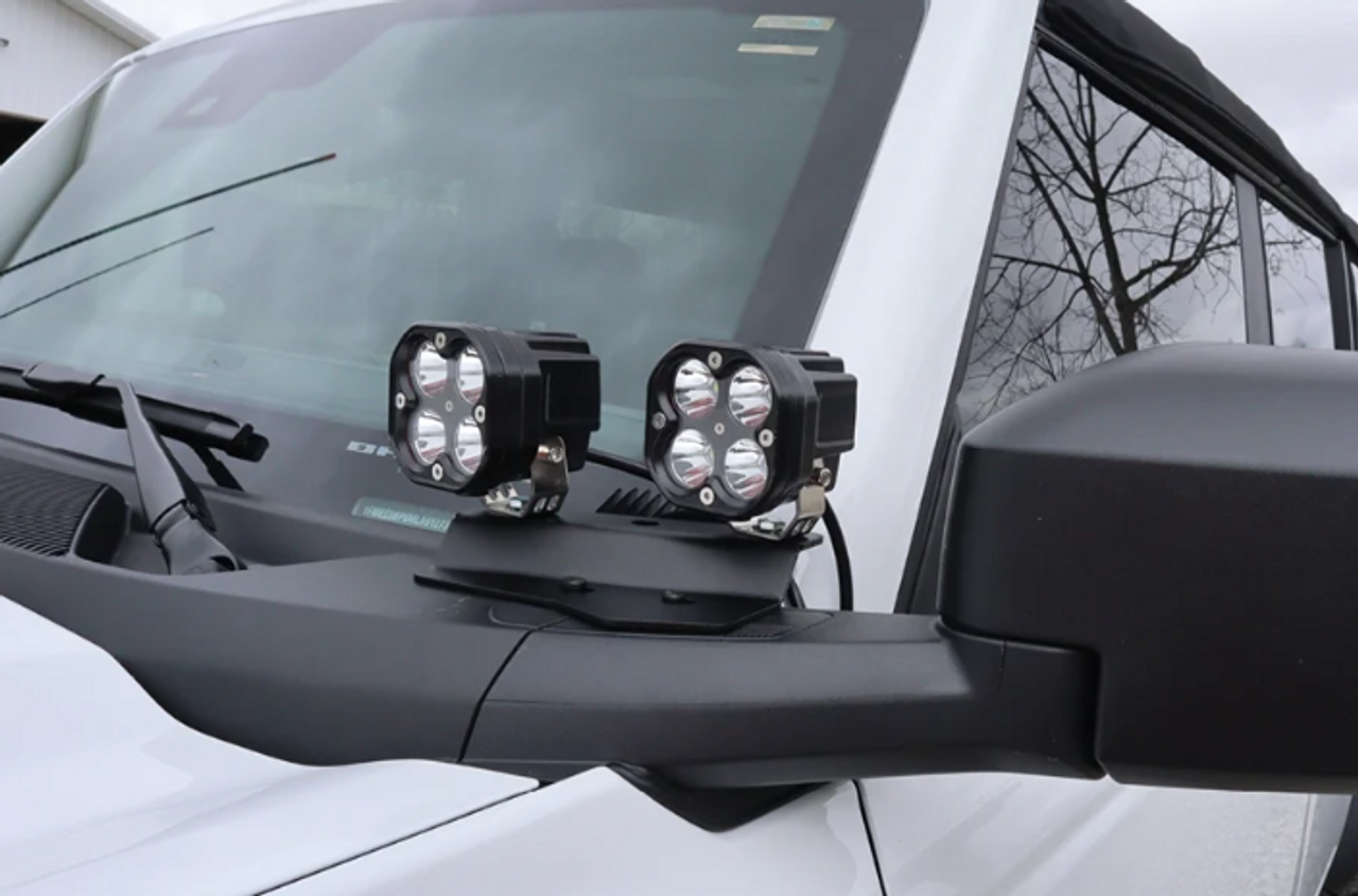LoD Offroad BLM2101 Black Ops Double A-Pillar Base Light Mount for Ford Bronco 2021+
