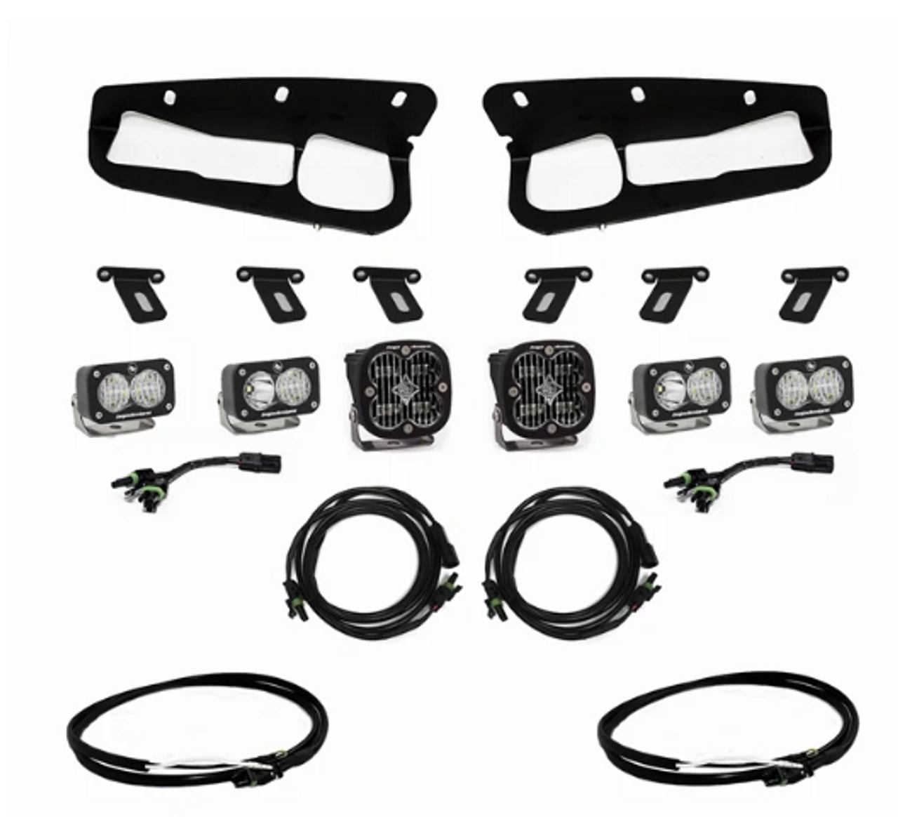 Baja Designs 447761UP Clear SAE Fog Pocket Kit with Upfitter for Ford Bronco 2021+