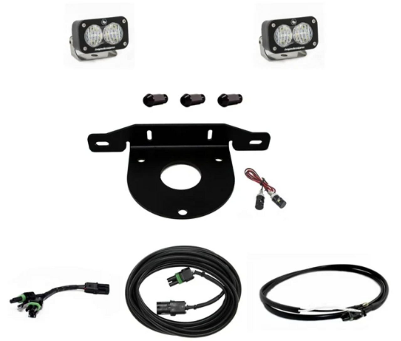 Baja Designs 447767UP Dual S2 Series Sport W/C Reverse Kit with Upfitter for Ford Bronco 2021+