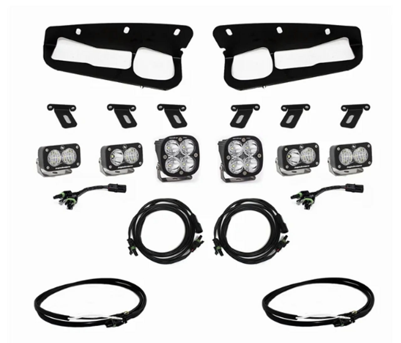 Baja Designs 447763UP Pro Series Fog Pocket Kit with Upfitter for Ford Bronco 2021+