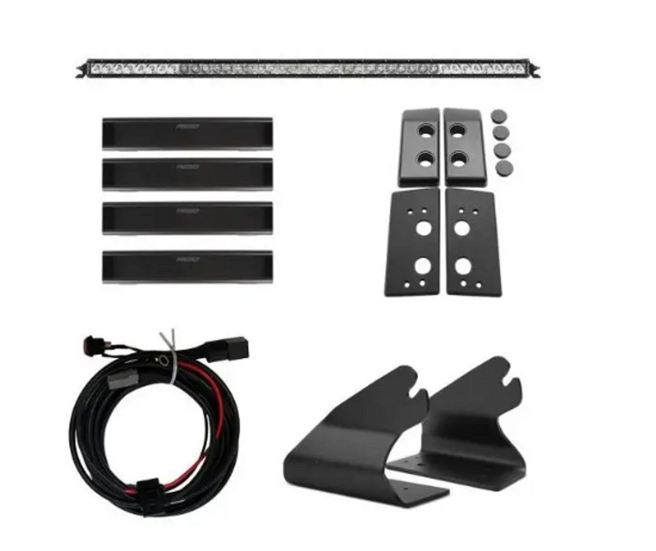 Rigid Industries 46724 Roof Line Light Kit with SR Spot/Flood Combo Light Bar for Ford Bronco 2021+