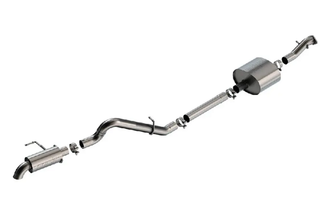 Borla Performance 140901 Cat Back Exhaust System Touring for Automatic Ford Bronco 2.7L AWD 2021+