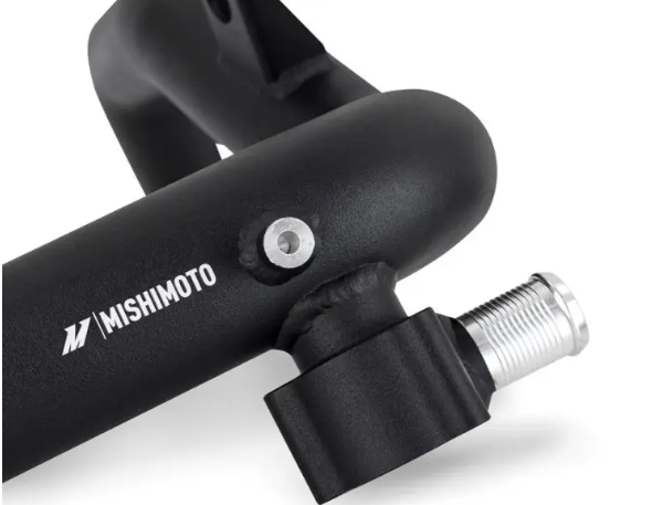 Mishimoto MMINT-BR27-21KBBK 2.7L Stock Location Intercooler Kit Black Pipes Black Cooler for Ford Bronco 2021+