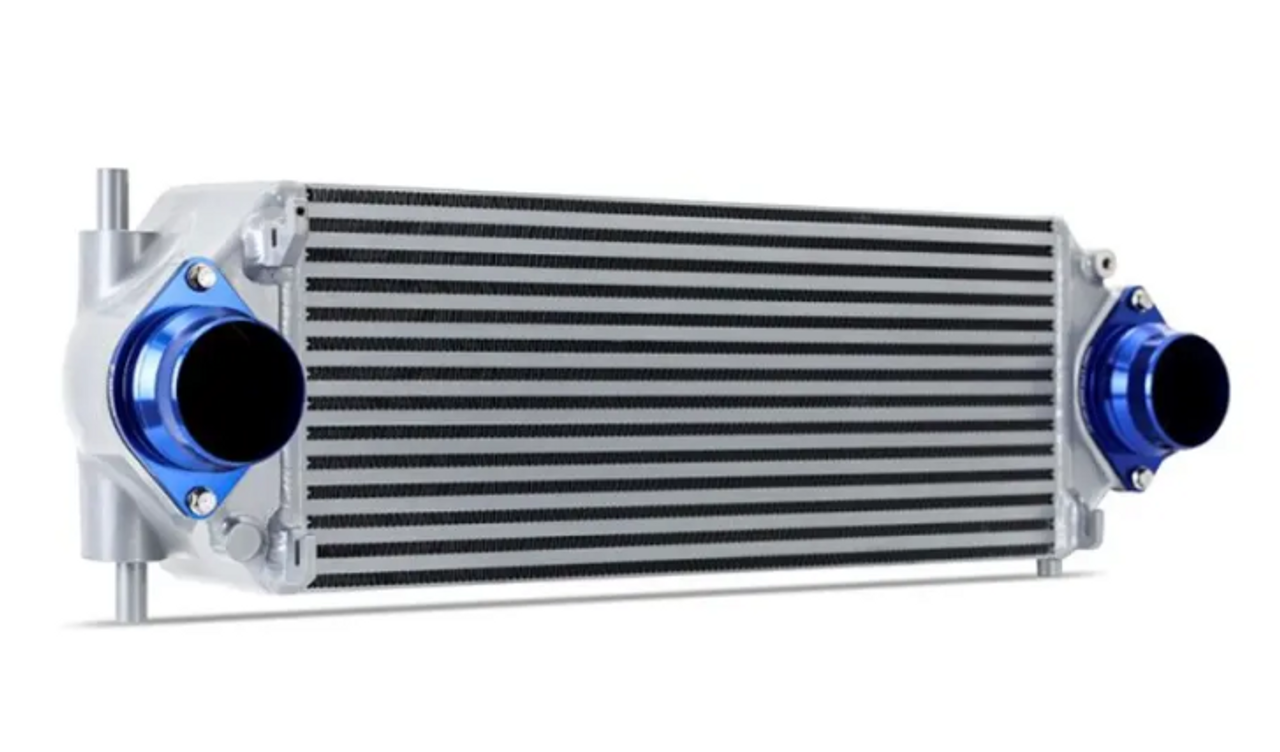 Mishimoto MMINT-BR23-21KBSL 2.3L Intercooler Kit Silver Core Black Pipes for Ford Bronco 2021+