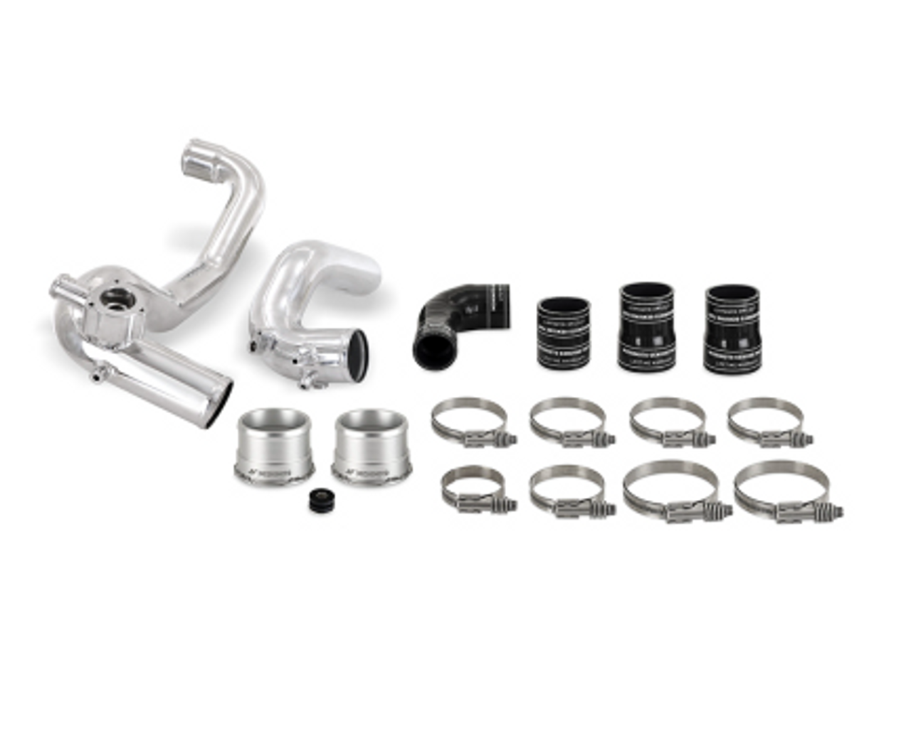 Mishimoto MMICP-BR23-21P 2.3L Intercooler Pipe Kit in Silver for Ford Bronco 2021+
