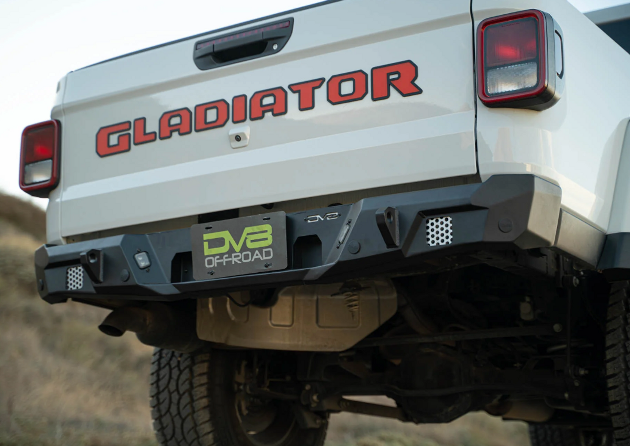 DV8 Offroad RBGL-12 MTO Series Rear Bumper for Jeep Gladiator JT 2020+