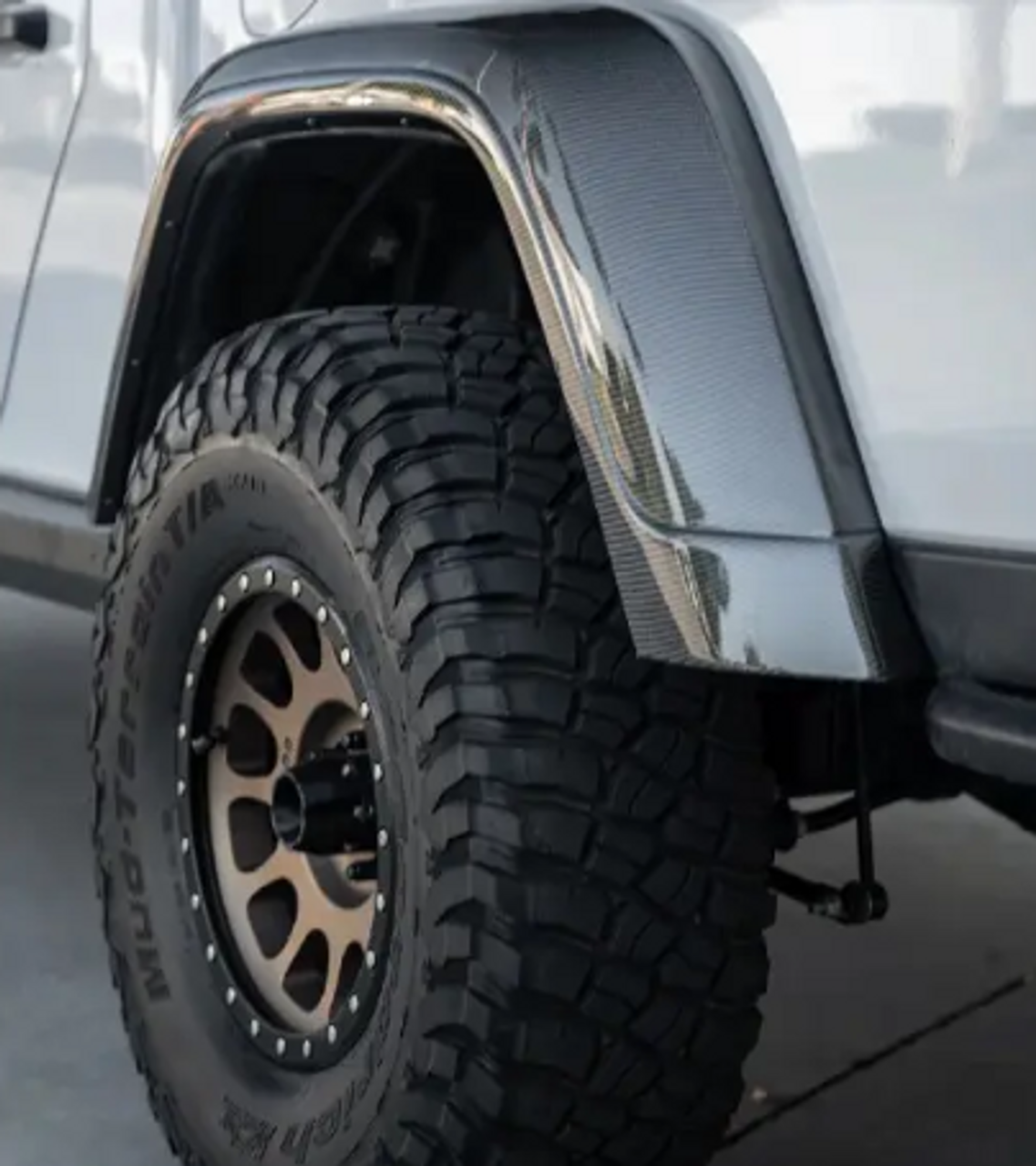 Anderson Composites AC-FLR19JPJT-R Carbon Fiber Rear Fender Flares for Jeep Gladiator JT 2020+