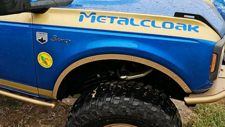 MetalCloak B0230 Front & Rear Fender Delete Kit for Ford Bronco 2 Door 2021+