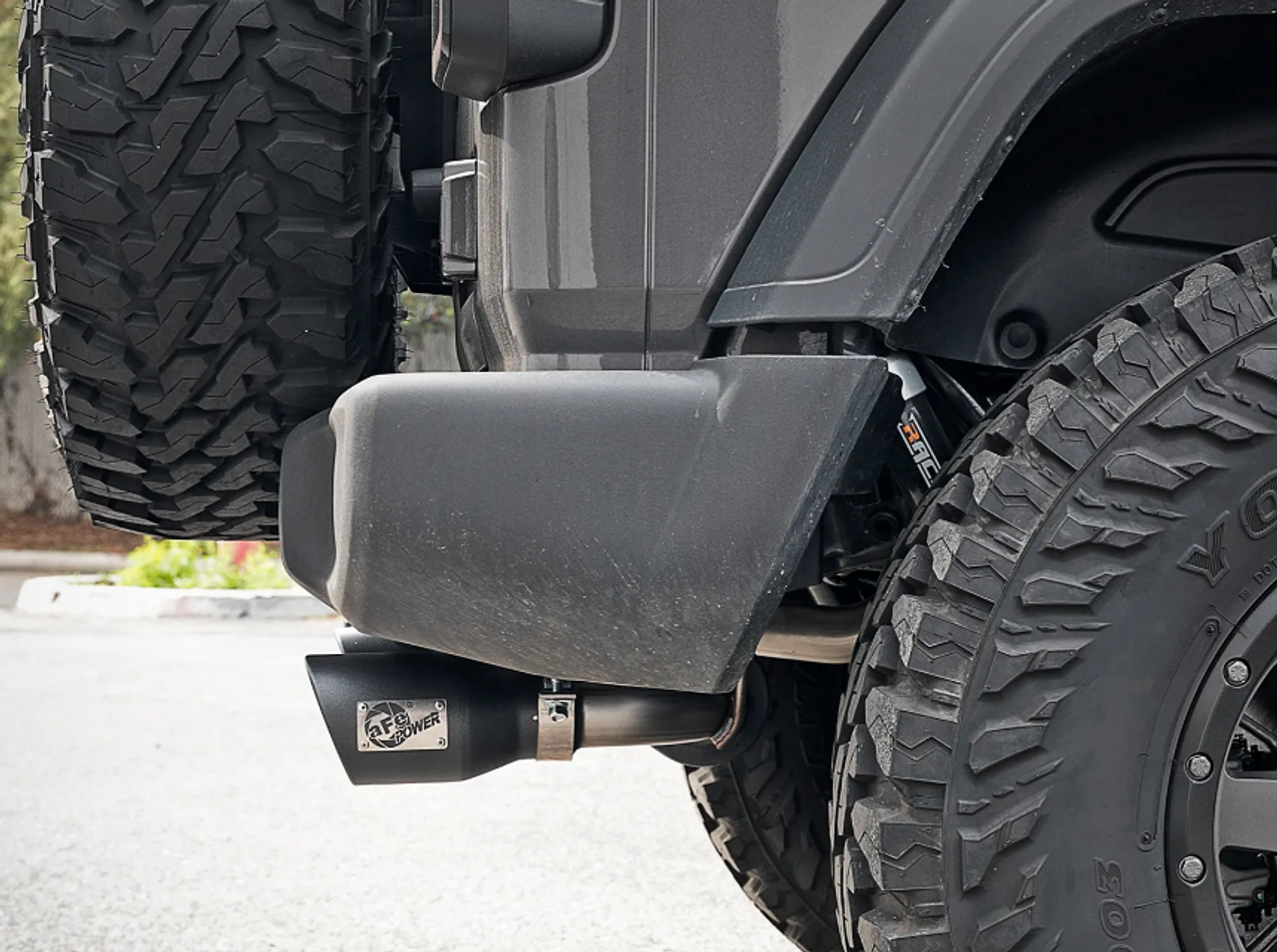 aFe Power 49-48067-B Rebel Series 2.5" 409 Stainless Steel Axle Back Exhaust for Jeep Wrangler JL 2018+